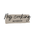My cooking notebook cover art